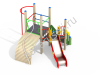 Детский игровой комплекс Угловой Трап Н=900